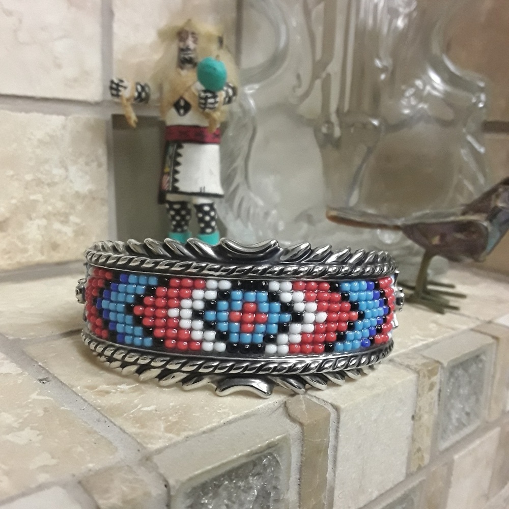 Mesa Verde Seed Bead Cuff